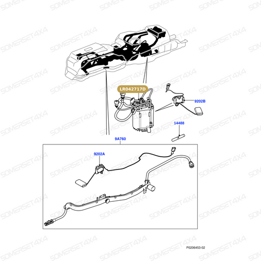 LR042717D LAND ROVER - MODULE - ENGINE FUEL From DELPHI