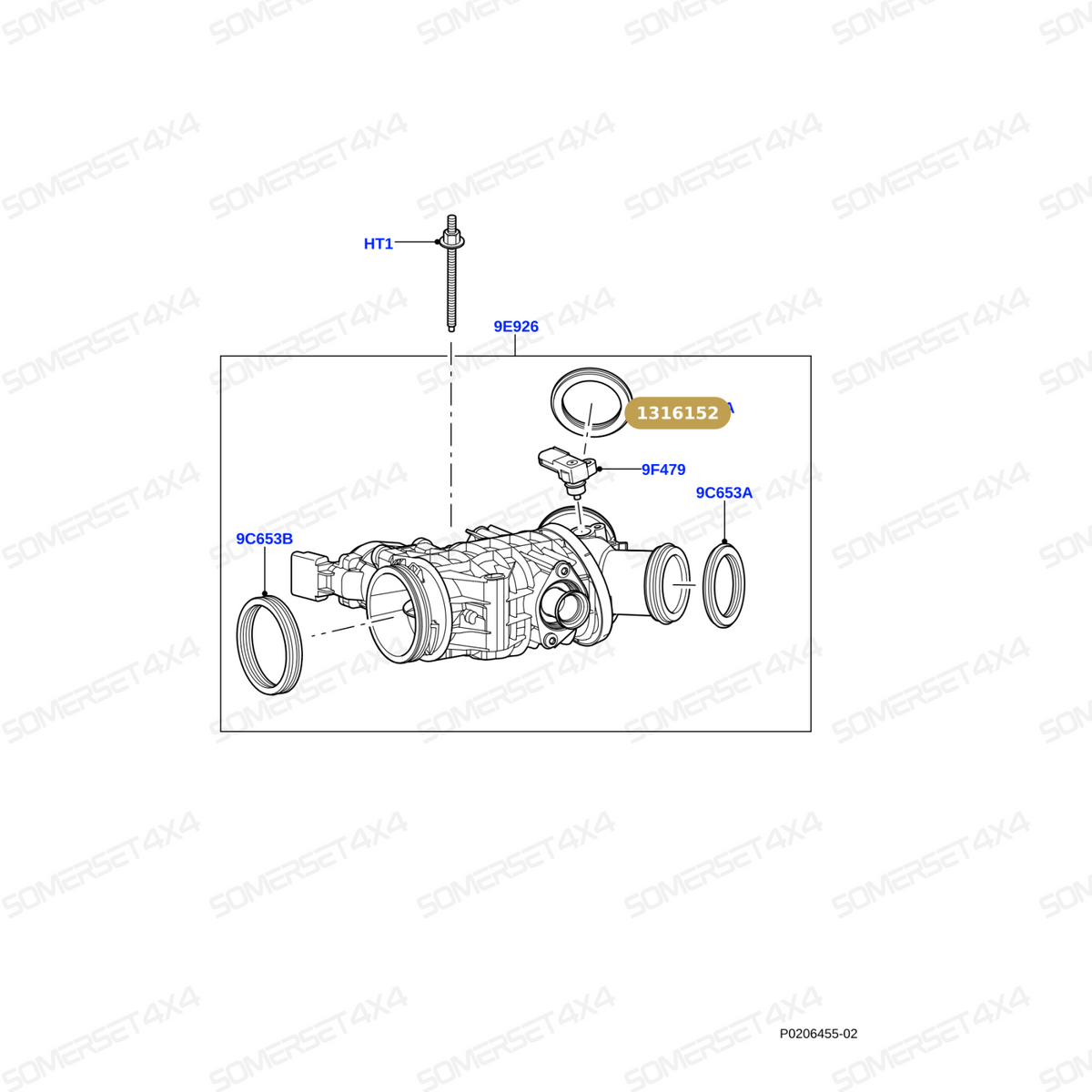 1316152 LAND ROVER - GASKET From ALLMAKES