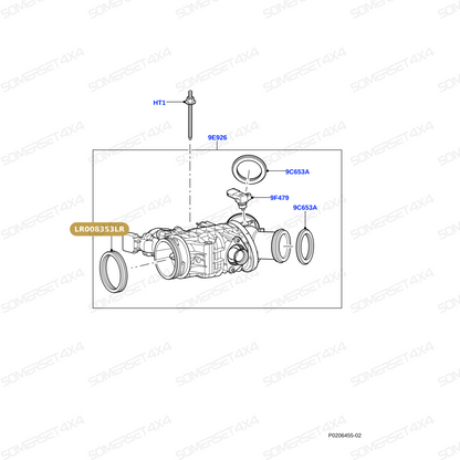 LR008353LR GENUINE LAND ROVER - SEAL - THROTTLE