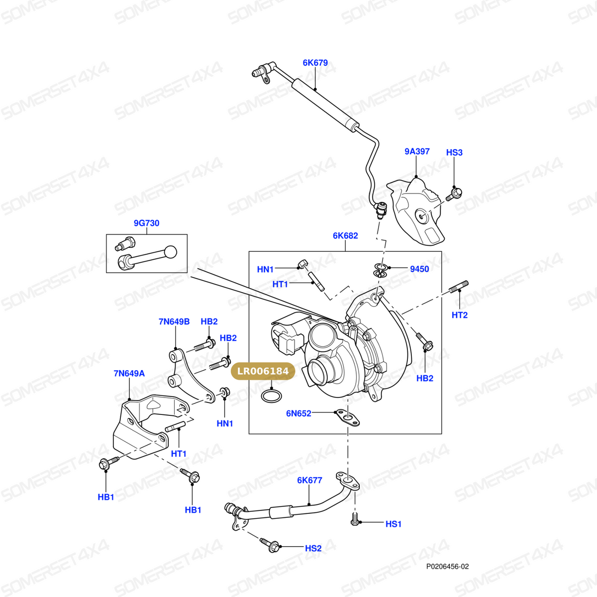 LR006184 LAND ROVER - O RING From ALLMAKES