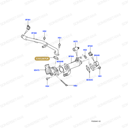 1331267LR GENUINE LAND ROVER - GASKET