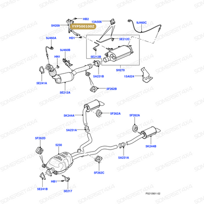 YYP500100Z GENUINE LAND ROVER - SCREW