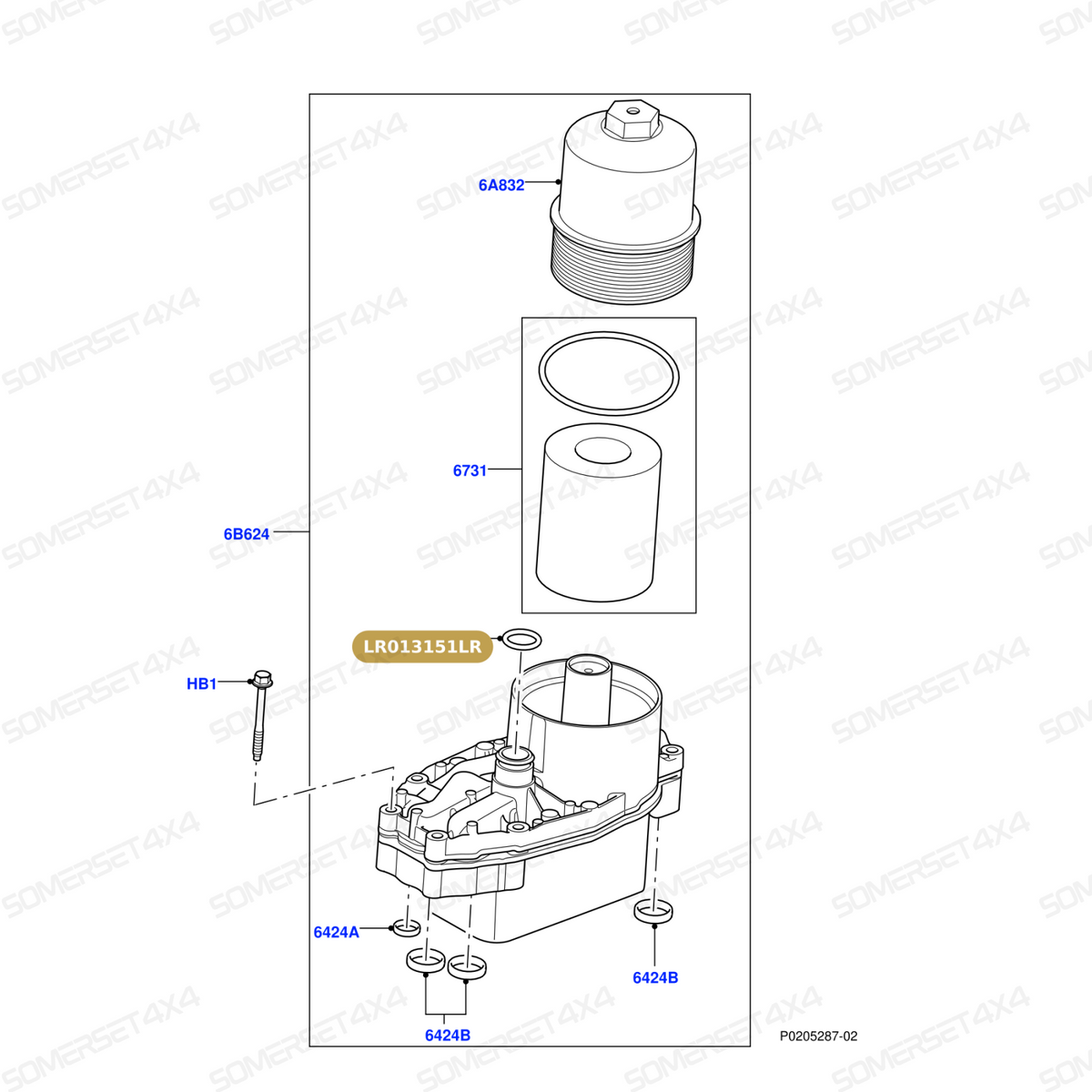 LR013151LR GENUINE LAND ROVER - O-Ring