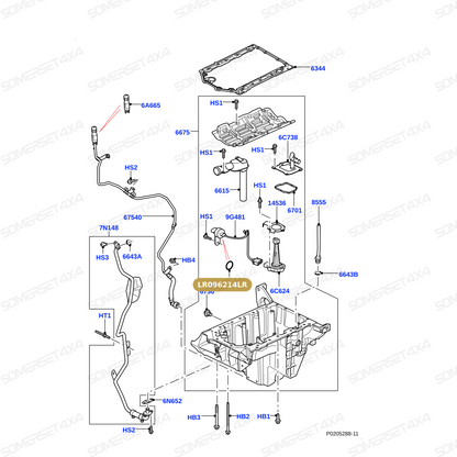 LR096214LR GENUINE LAND ROVER - RING - SEALING
