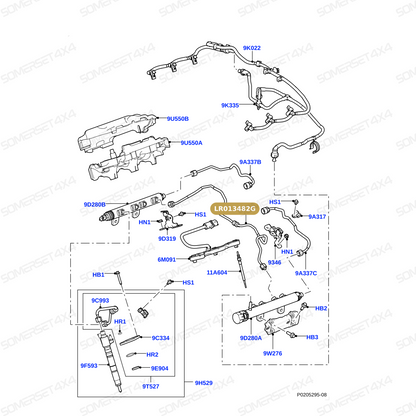 LR013482G LAND ROVER - PIPE - FUEL From OEM