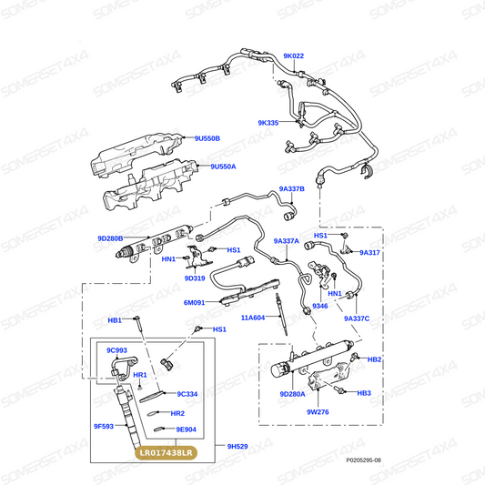 LR017438LR GENUINE LAND ROVER - KIT -  INJECTOR REFIT