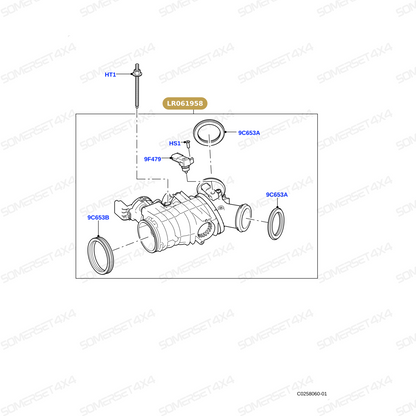 LR061958 LAND ROVER - THROTTLE BODY AND MOTOR From ALLMAKES