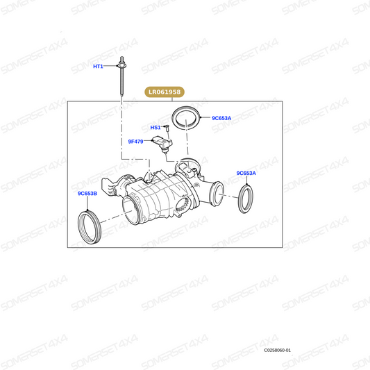 LR061958 LAND ROVER - THROTTLE BODY AND MOTOR From ALLMAKES