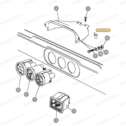 RTC3745 LAND ROVER - LOCK NUT - ALL From PR2 ALLMAKES OE