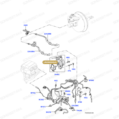 LR096060LR GENUINE LAND ROVER - GASKET - VACUUM PUMP