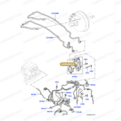 LR096060LR GENUINE LAND ROVER - GASKET - VACUUM PUMP