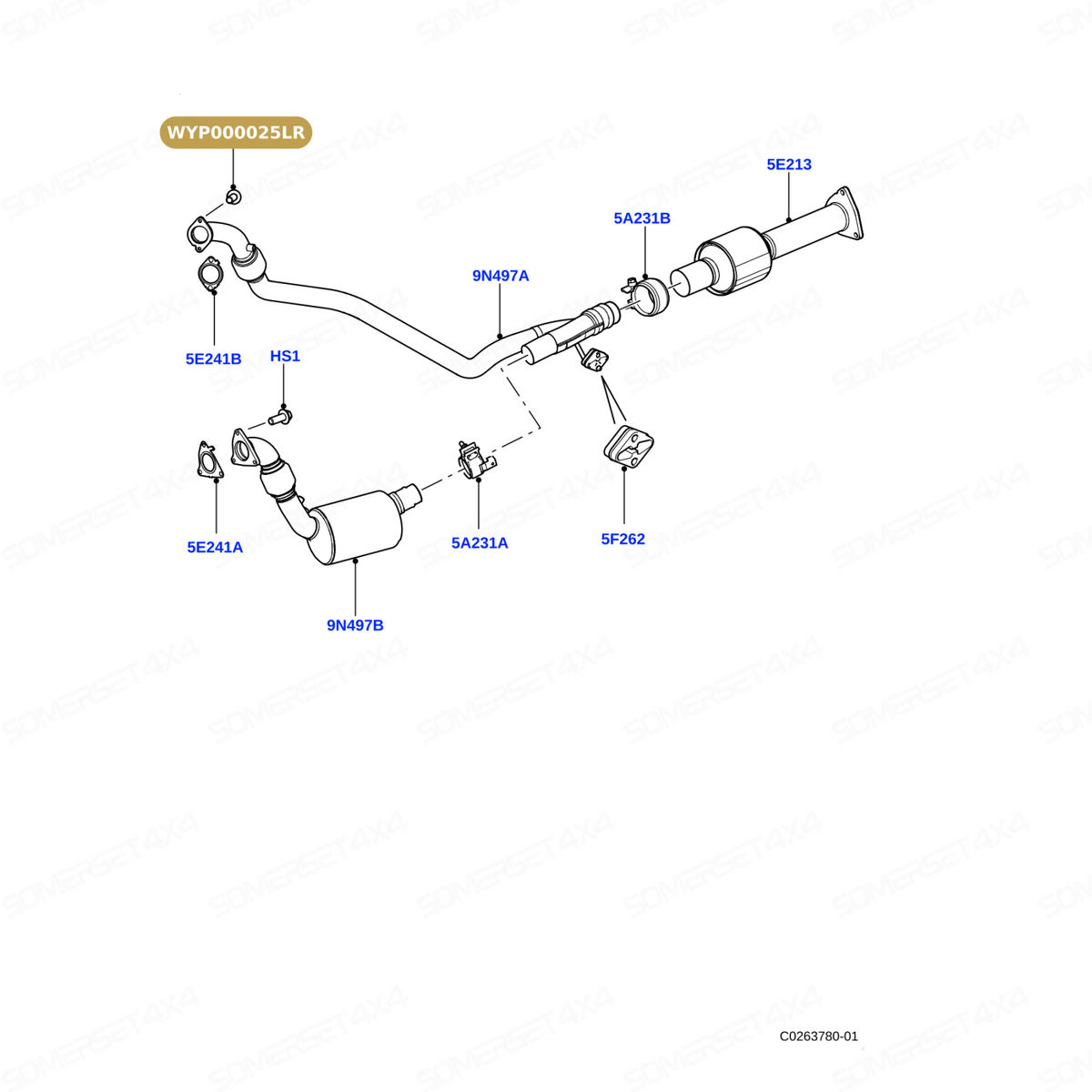 WYP000025LR GENUINE LAND ROVER - SCREW