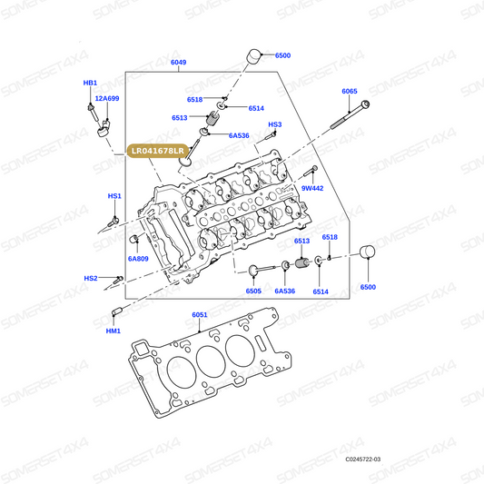 LR041678LR GENUINE LAND ROVER - VALVE - INLET