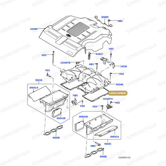 LR041680G LAND ROVER - INLET GASKET From ELRING