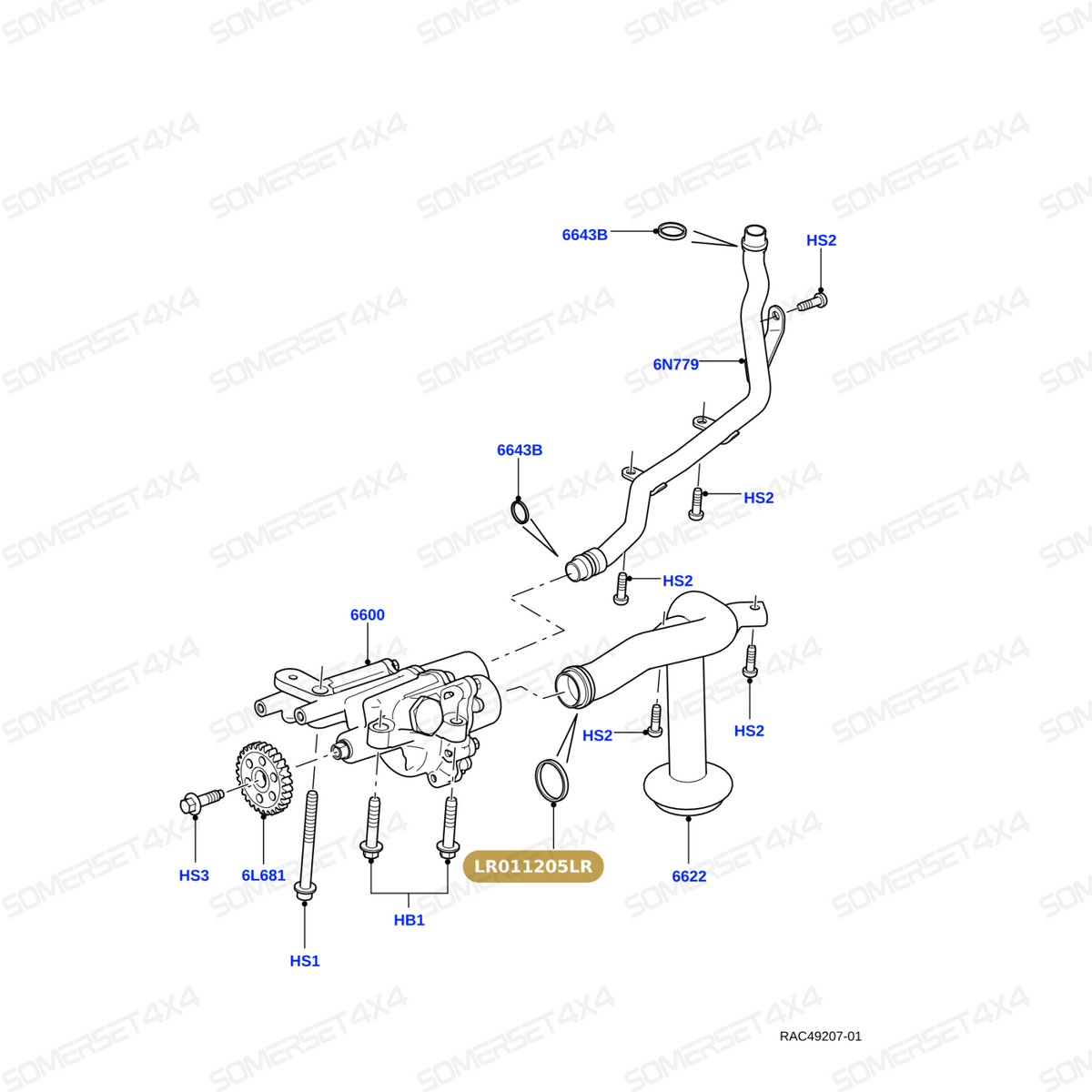 LR011205LR GENUINE LAND ROVER - O-Ring