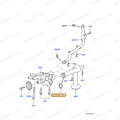 LR011205LR GENUINE LAND ROVER - O-Ring