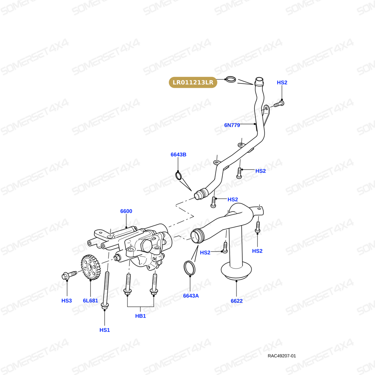 LR011213LR GENUINE LAND ROVER - O-Ring