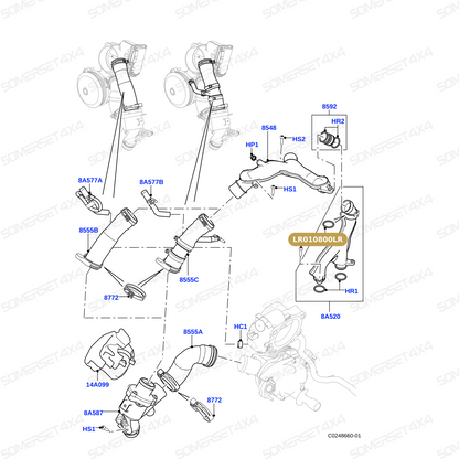 LR010800LR GENUINE LAND ROVER - O-Ring
