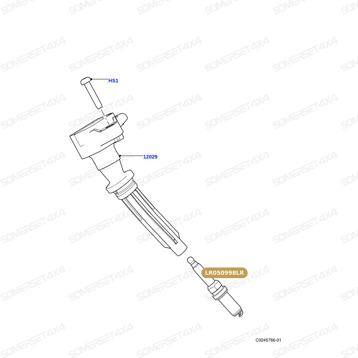 LR050998LR GENUINE LAND ROVER - SPARK PLUG