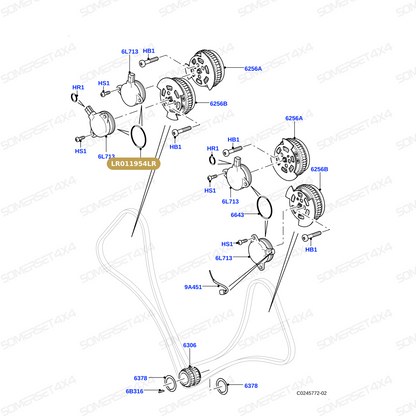 LR011954LR GENUINE LAND ROVER - O-Ring