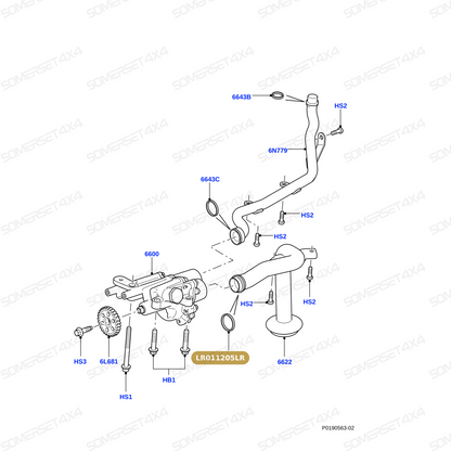 LR011205LR GENUINE LAND ROVER - O-Ring