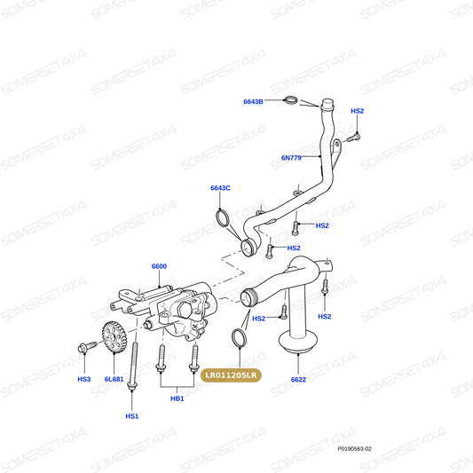 LR011205LR GENUINE LAND ROVER - O-Ring