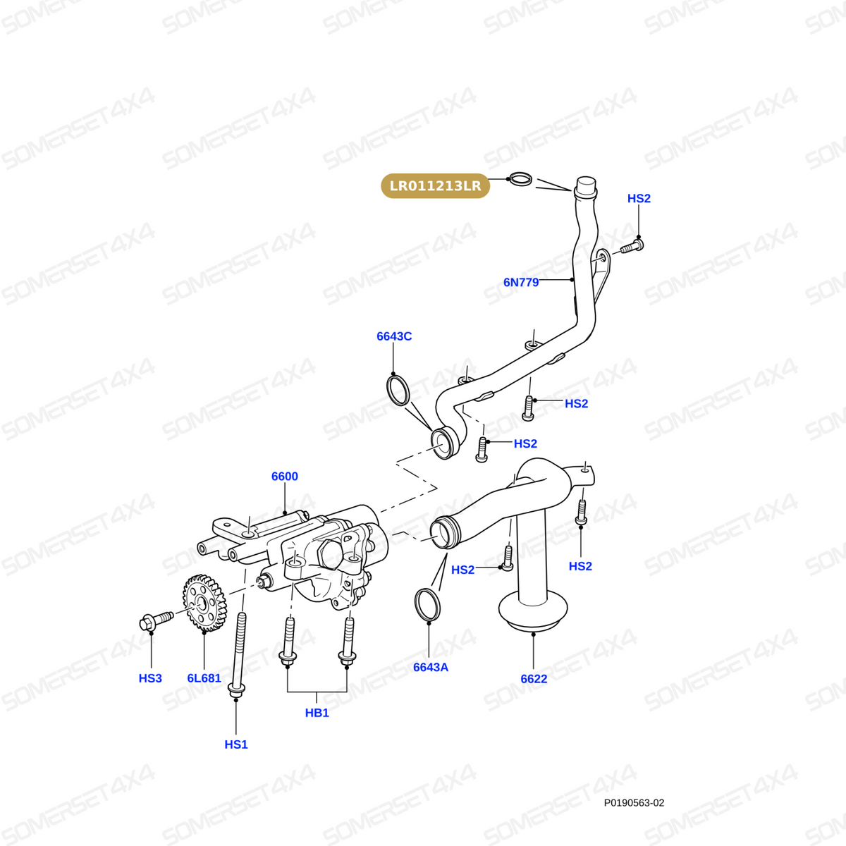 LR011213LR GENUINE LAND ROVER - O-Ring