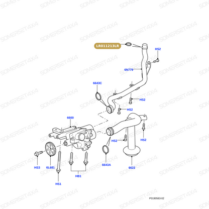 LR011213LR GENUINE LAND ROVER - O-Ring
