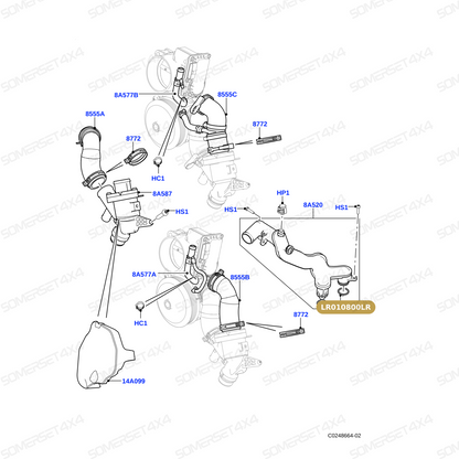 LR010800LR GENUINE LAND ROVER - O-Ring