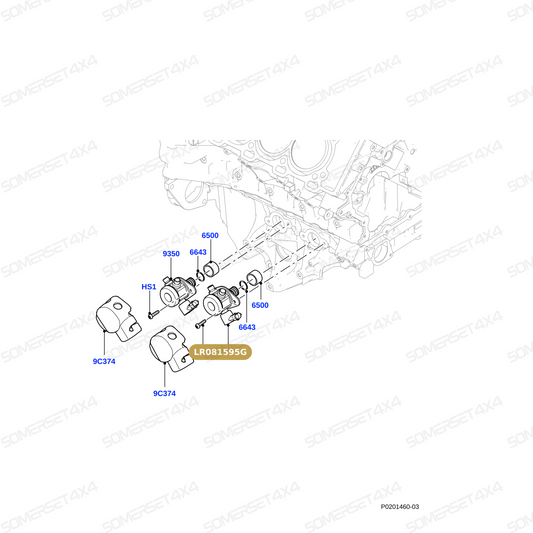 LR081595G LAND ROVER - PUMP - FUEL FITS - D4- RR 13> - D5 - RR VELAR - RRS>14 From BOSCH