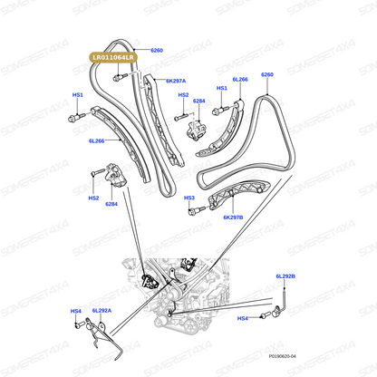 LR011064LR GENUINE LAND ROVER - Bolt