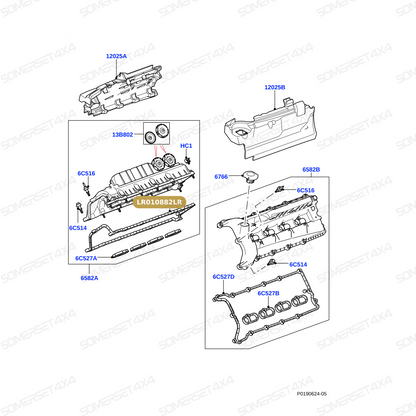 LR010882LR GENUINE LAND ROVER - Gasket - Camshaft Cover