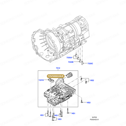 TZV500010LR GENUINE LAND ROVER - SLEEVE