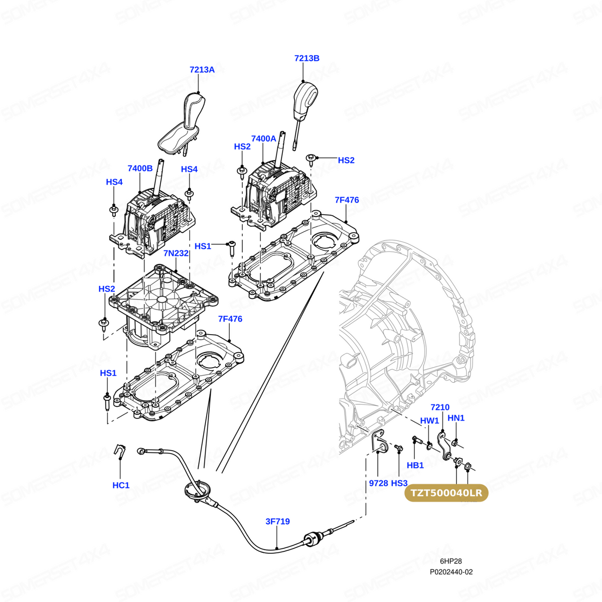 TZT500040LR GENUINE LAND ROVER - BUSH