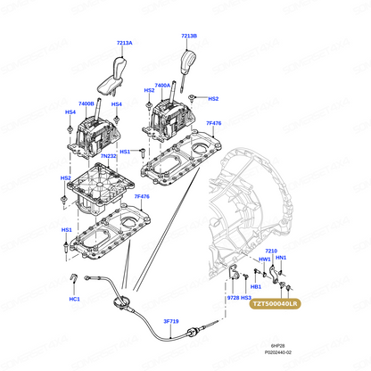 TZT500040LR GENUINE LAND ROVER - BUSH