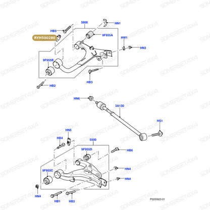 RYH500280 LAND ROVER - NUT - FITS From PR2 ALLMAKES OE