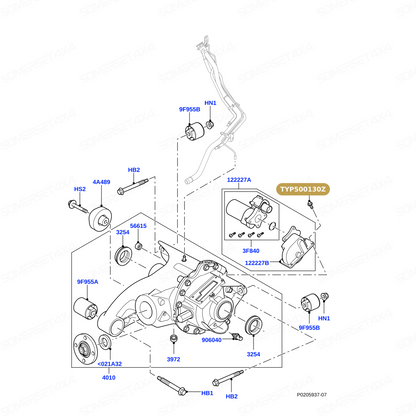TYP500130Z GENUINE LAND ROVER - BOLT