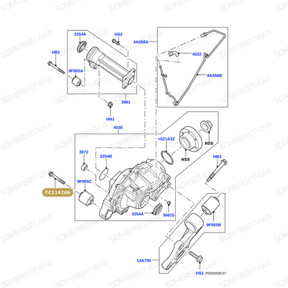 FC114206 LAND ROVER - BOLT From PR2 ALLMAKES OE