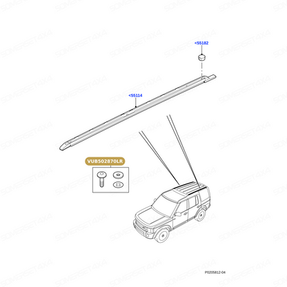 VUB502870LR GENUINE LAND ROVER - KIT - FIXING PARTS