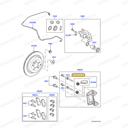 LR020489 LAND ROVER - KIT - LOCATING PIN BOLTS From ALLMAKES