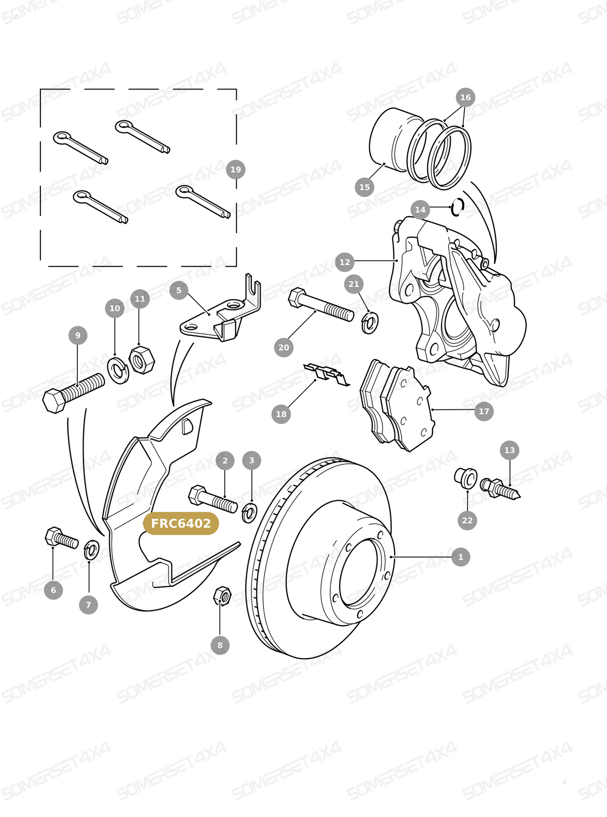 FRC6402 LAND ROVER - R/H MUDSHIELD From PR2 ALLMAKES OE