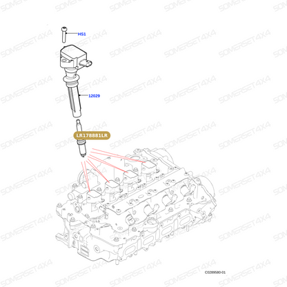 LR178881LR GENUINE LAND ROVER - SPARK PLUG