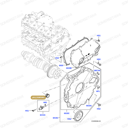 LR135858G LAND ROVER - PLUG - ENGINE From PR2 ALLMAKES OE