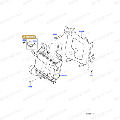 LR091865G LAND ROVER - SENSOR - AIR TEMPERATURE & PRESSURE From OEM