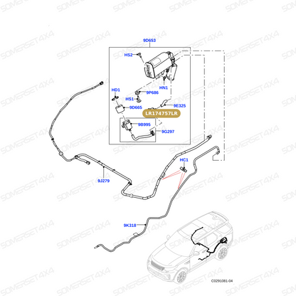 LR174757LR GENUINE LAND ROVER - Valve - Control