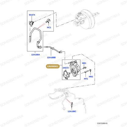 LR096061 LAND ROVER - PUMP-VACUUM From PIERBURG
