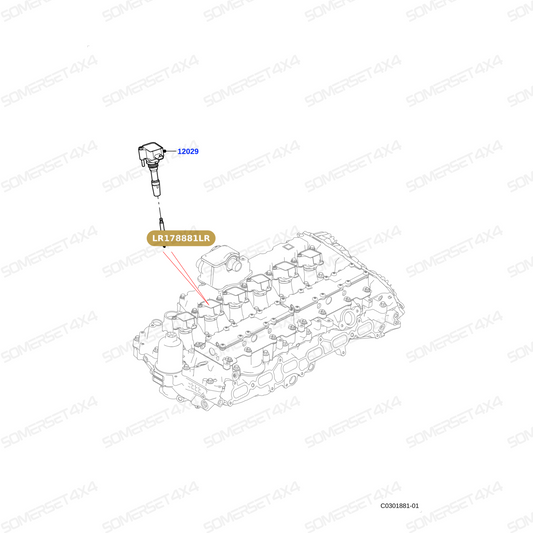 LR178881LR GENUINE LAND ROVER - SPARK PLUG