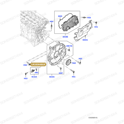LR183648LR GENUINE LAND ROVER - PLUG - BLANKING