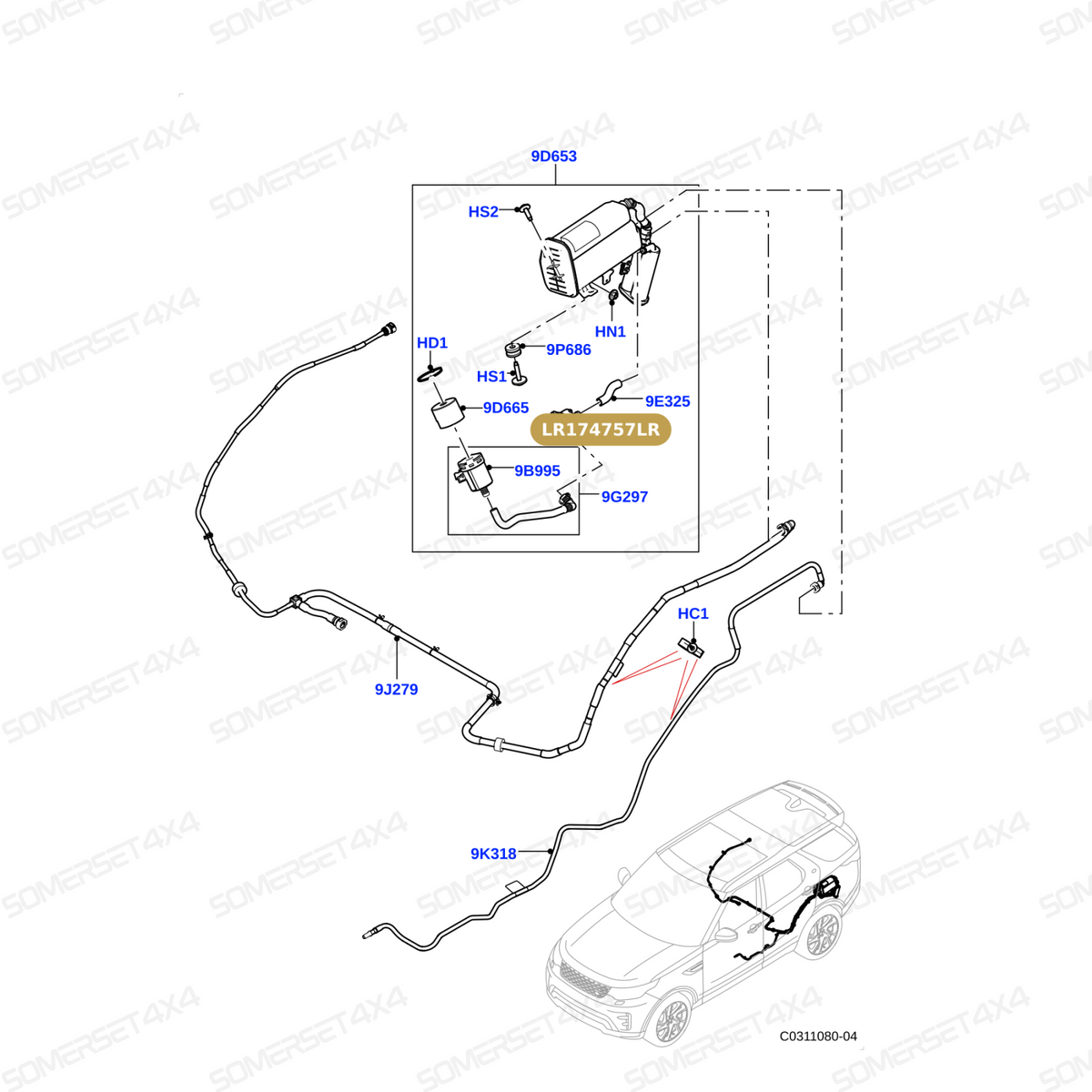 LR174757LR GENUINE LAND ROVER - Valve - Control