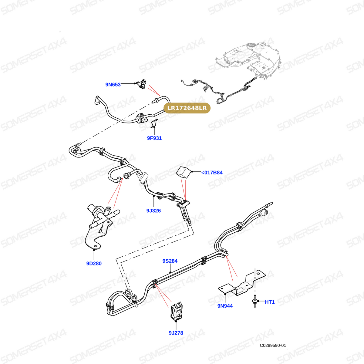 LR172648LR GENUINE LAND ROVER - VALVE - FUEL VAPOUR